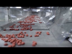 خط پردازش غذای حیوانات خانگی اکسترودر غذای سگ با گواهینامه CE تمام اتوماتیک