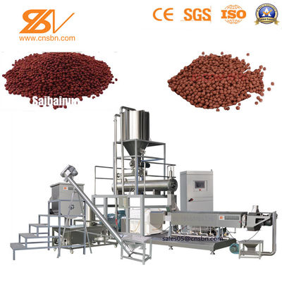 SLG135 Extruder خوراک ماهی دو پیچ ماهی مواد غذایی ساخت ماشین