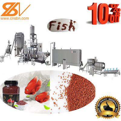 خط تولید اکسترودر دستگاه فرآوری خوراک ماهی برای مزرعه، ولتاژ 380 ولت / 50 هرتز