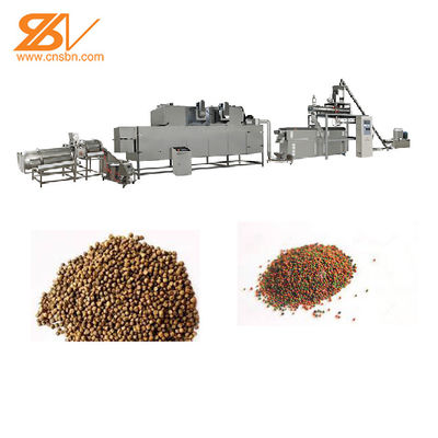200-260kg/Hr شناور مواد غذایی ماهی گلوله ماشین علف مواد غذایی حیوانات خانگی Extruder