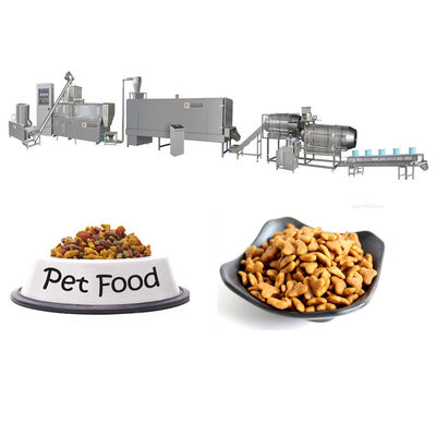 201 Staineless Steel Pet Food Line , Low Noise Dog Food Extruder Machine