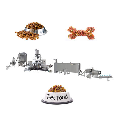 دستگاه تولید غذای حیوانات خانگی Saibainuo SLG 70 با ظرفیت 200-250 کیلوگرم در ساعت، تمام اتوماتیک