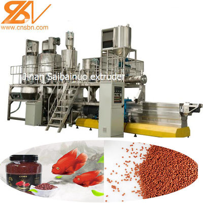 100kg-6t/H Fish Feed Extruder Pellet Machine Production Line Low Electricity