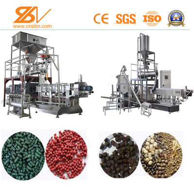 SLG95 ظرفیت لاریج شناور تغذیه ماهی ساخت خط تولید Extruder