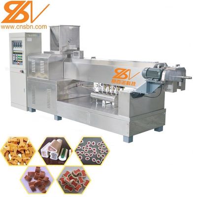 Pet Chews Treat Food Extruder Machine تک رنگ DLG100 گواهی ISO
