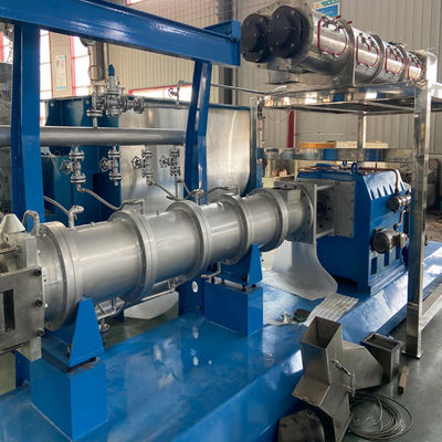 4TPH 5TPH شناور ماهی مواد غذایی Extruder ماشین با پیچ دوگانه