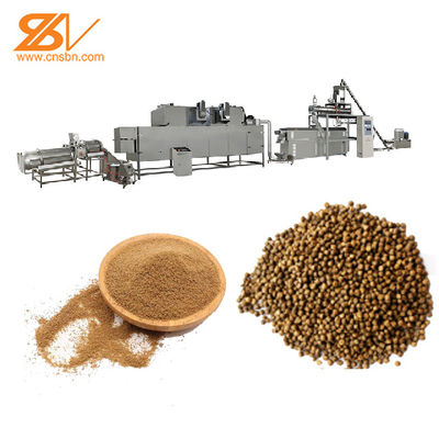 SS304 Extruder مواد غذایی ماهی 200-260kg / ساعت ماهی مواد غذایی ماشین ساخت
