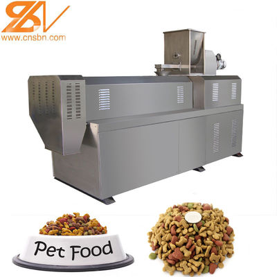 Dry Kibble 200kg Wet Making Pet Food Machine Drying Pellet Auto Extruder