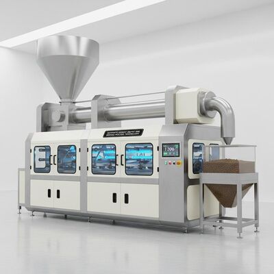 دستگاه غذای حیوانات خانگی 1200 کیلوگرمی با فناوری فرآیند خشک کردن خودکار صرفه‌جویی در انرژی برای بهره‌وری