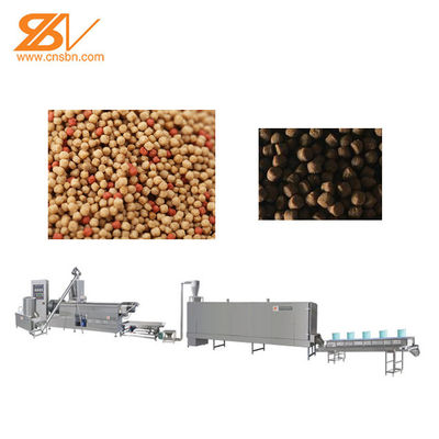 1 تن - 3 تن/ساعت اکسترودر خوراک ماهی دستگاه تولید خوراک ماهی